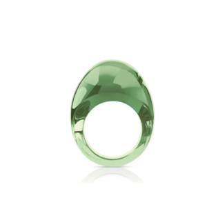 Cabochon Ring Antinea green crystal