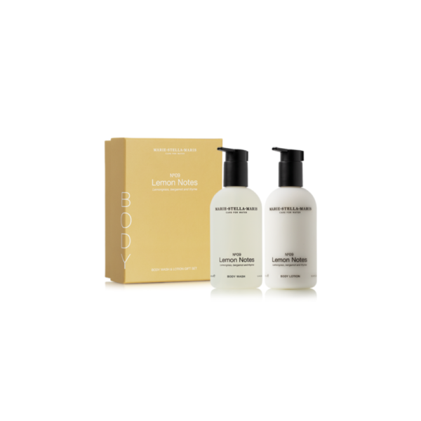 Body Gift Set Lemon Notes 2 x 300 ml Soft Touch