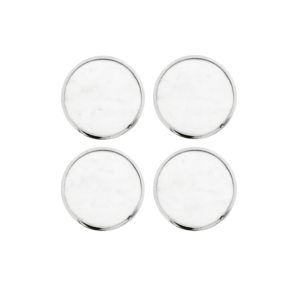 Coasters - White Marble