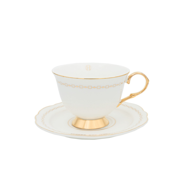 Cup with saucer - Anima Bianco