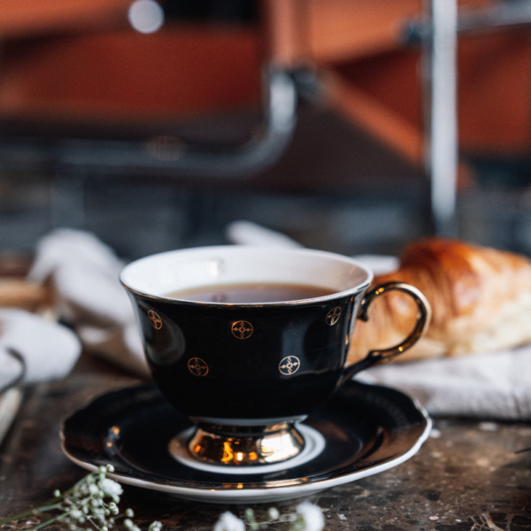 Cup with saucer - Anima Gemella Nero