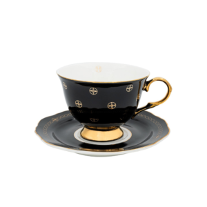 Cup with saucer - Anima Gemella Nero
