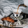 Cup with saucer - Strisce Nero - Image 4