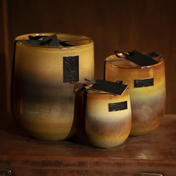 Candle Amber Gold