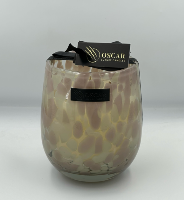 Candle Barrel leopard pink