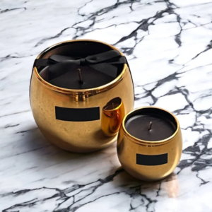 Candle Metal Gold