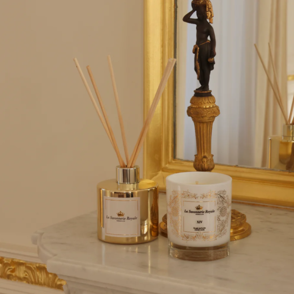 Candle with sublimation design XIV