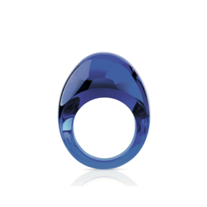 Cabochon Ring Cap Ferrat blue crystal