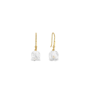 Muguet Earrings Clear crystal, vermeil