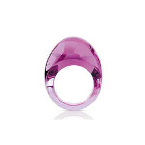 Cabochon Ring Fuchsia crystal