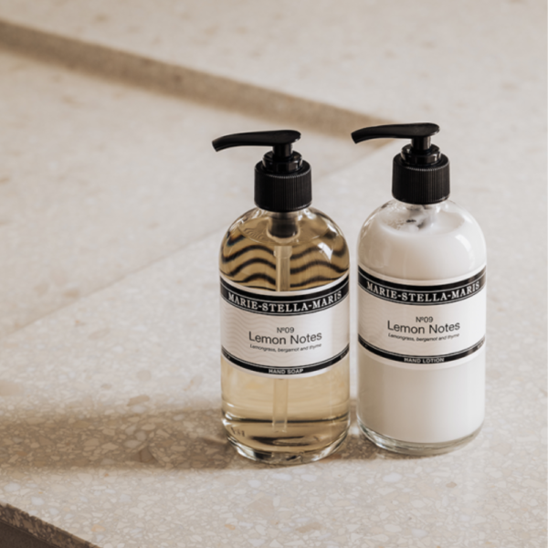 Hand Gift Set Lemon Notes 2 x 250 ml Glas