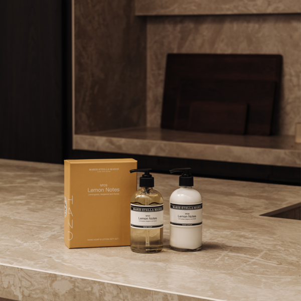 Hand Gift Set Lemon Notes 2 x 250 ml Glas