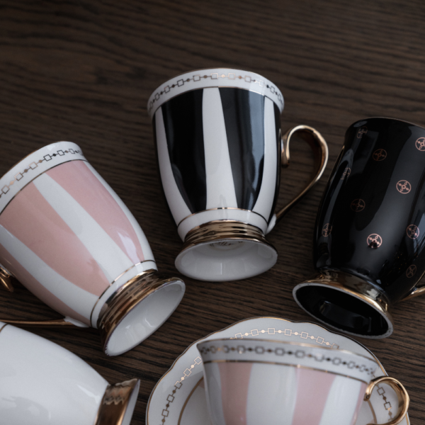 Mug - Strisce Nero