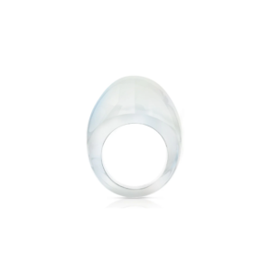 Cabochon Ring Opalescent crystal