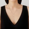 Muguet Necklace Clear crystal, vermeil - Image 2