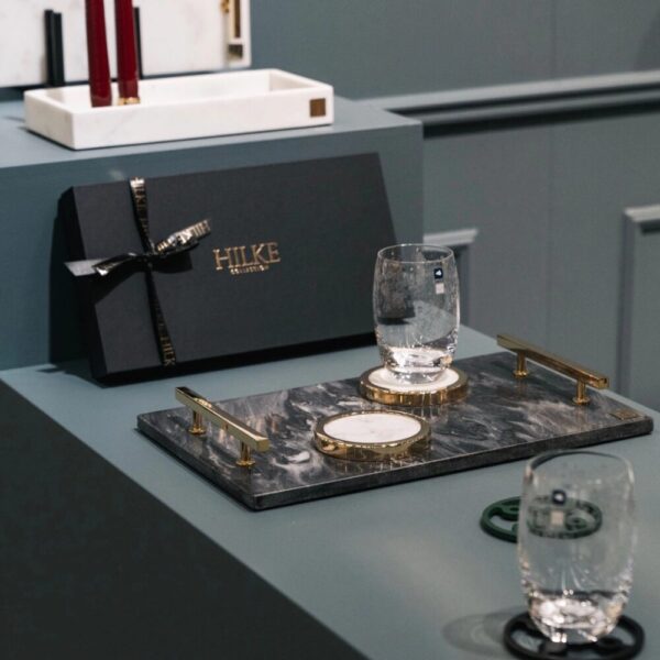 Grey Marble tray - B