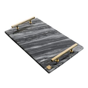 Grey Marble tray - B