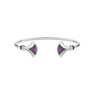Larcade Bangle Flex Dusk purple crystal, silver