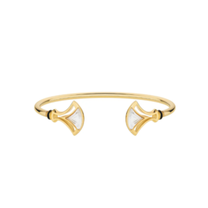 Larcade Bangle Flex Clear crystal, 18k gold plated