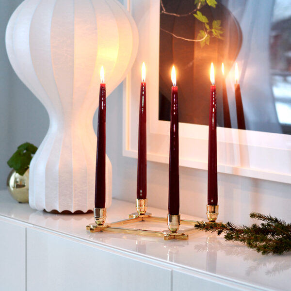 Mansion Candles - Dark Red Gloss
