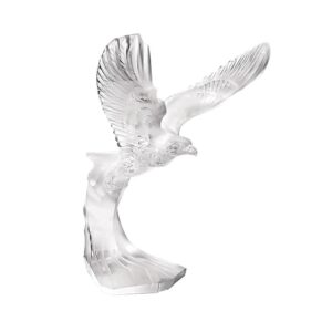 Golden Eagle sculpture Clear crystal