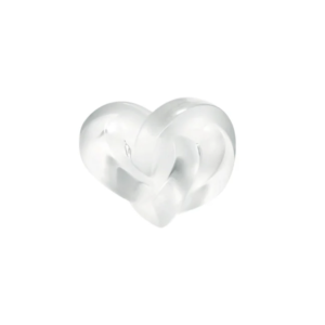 Hearts sculpture Clear crystal