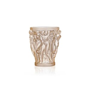 Bacchantes small vase Gold luster crystal