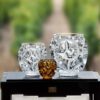 Tourbillons small vase Gold luster crystal, small size - Image 2