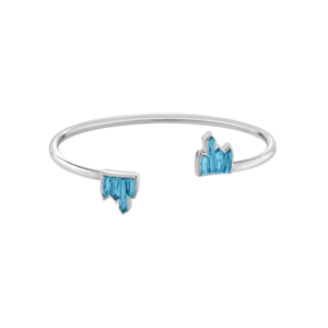 Terramineral Bracelet Blue Persepolis crystal, silver