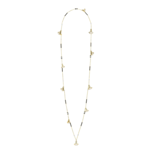 Larcade Necklace Clear crystal, 18k gold plated