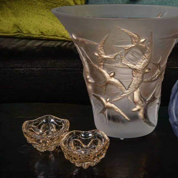 Vibration box Gold luster crystal