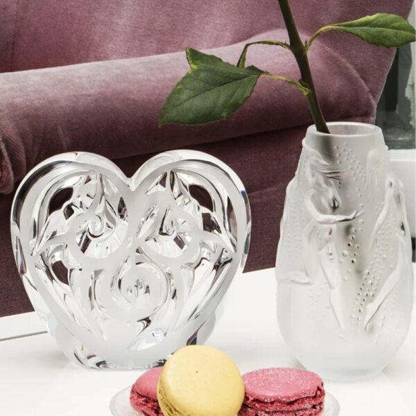 Nymphes vase Clear crystal