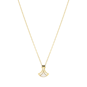 Larcade Necklace Clear crystal, 18k gold plated