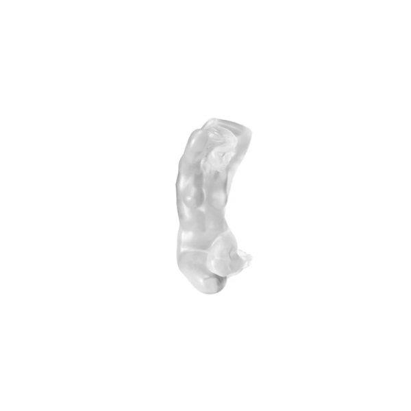 Flora small nude sculpture Clear crystal