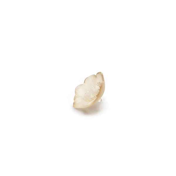 Anemone small sculpture Gold luster crystal