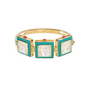 Bracelet Aréthuse Clear crystal, vermeil