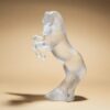 Prancing Horse Sculpture, Small size Clear crystal - Image 2