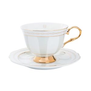 Cup with saucer - Strisce Tortora