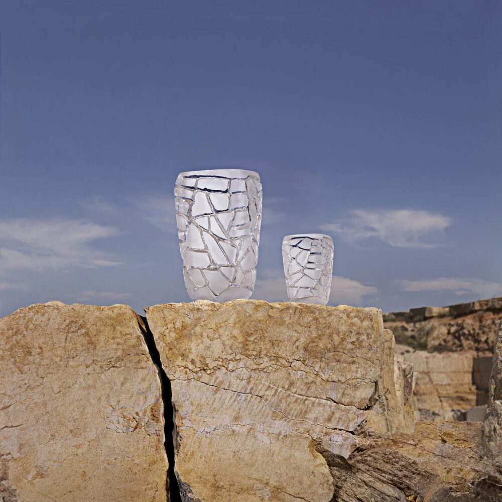 Magnitude Vase Persepolis blue crystal